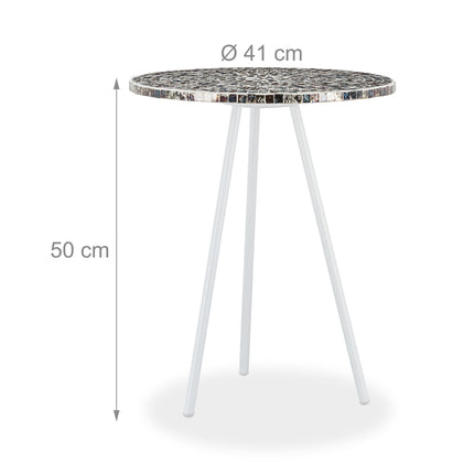 Side table mosaic