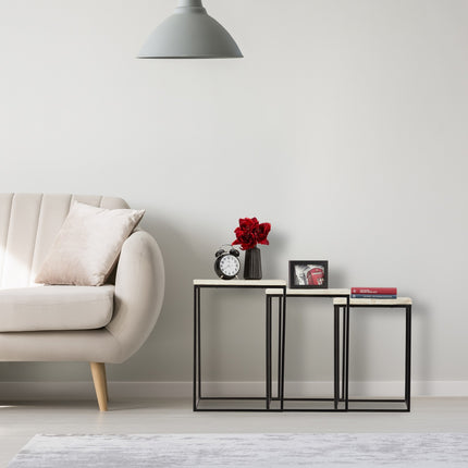 Side table set of 3