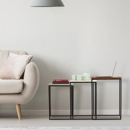 Side table set of 3
