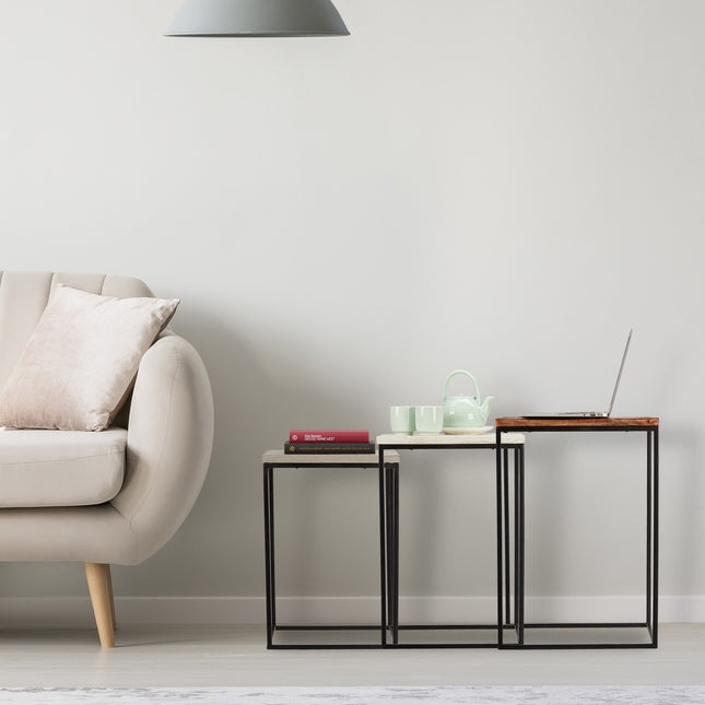 Bijzettafelset van 3