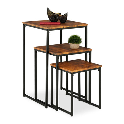 Side table set of 3