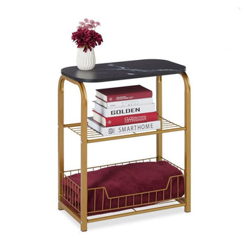 Side table storage