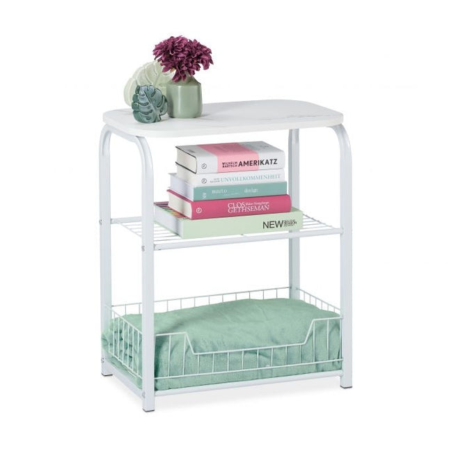 Side table storage