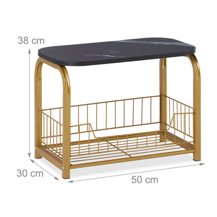 Side table storage