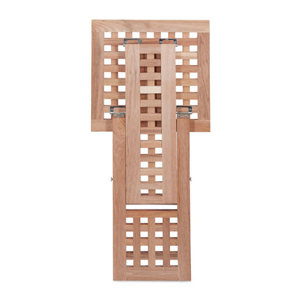 Side table walnut foldable