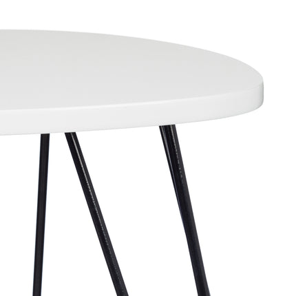 Side table white set of 2