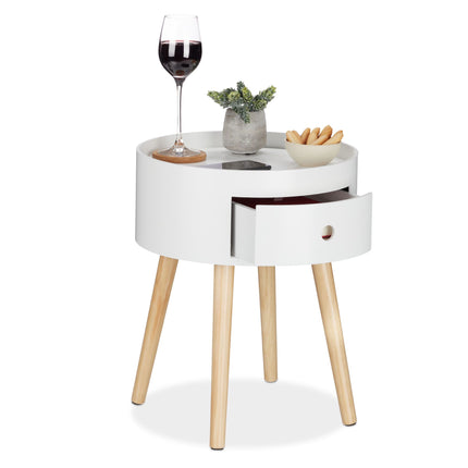 Side table with drawer