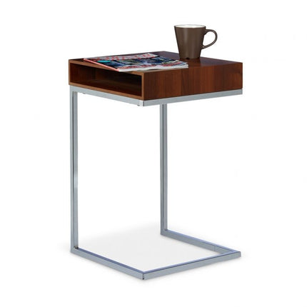 Side table with metal legs