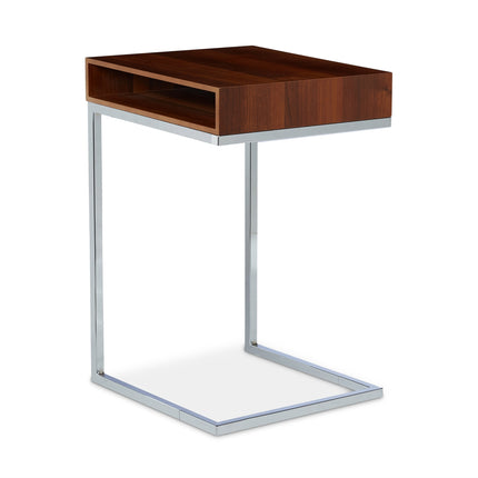 Side table with metal legs