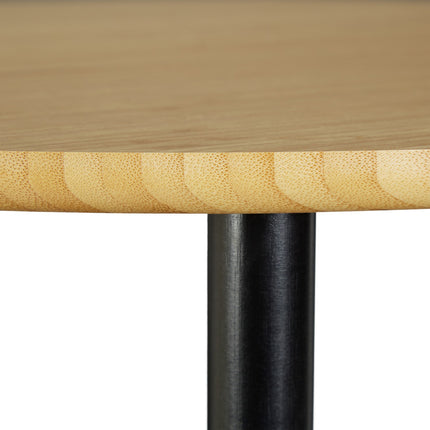 Side table with wheels