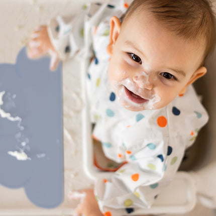 Silicone Cloud Placemats for Kids, Set of 2
