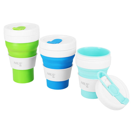 Silicone Folding Cup, 600ml, Light Green