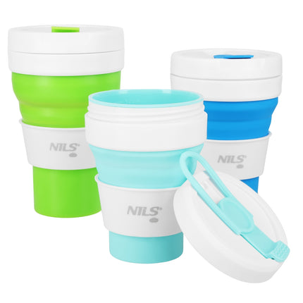 Silicone Folding Cup, 600ml, Light Green