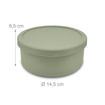 Silicone Pizza Dough Boxes with Lids, Set of 4