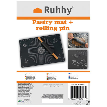 Silicone board + Ruhhy 23760 roller
