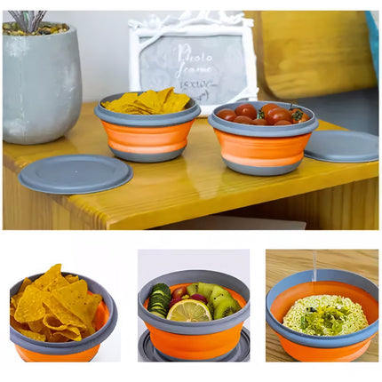 Silicone foldable bowls - 3 pcs. Ruhhy 20781