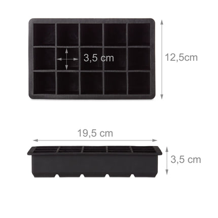 Silicone ice cube mold 3.5 cm