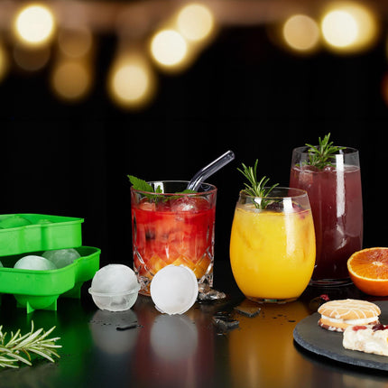 Silicone ice cube mold set of 2