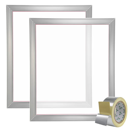 Silk Screen Printing Frames, Aluminum 2-Pack 20x24 160 Mesh