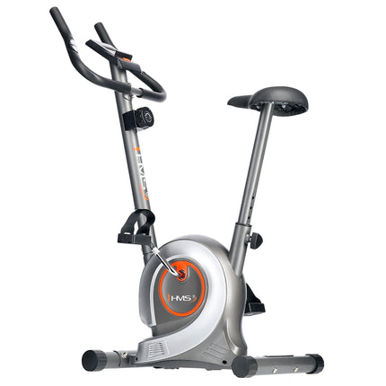 Silver Magnetic Stationary Bike – Adjustable Resistance