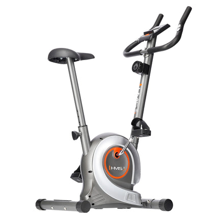 Silver Magnetic Stationary Bike – Adjustable Resistance