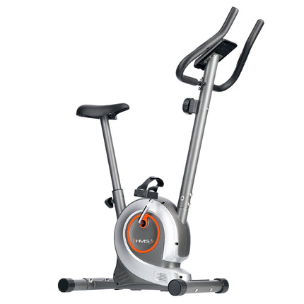 Silver Magnetic Stationary Bike – Adjustable Resistance