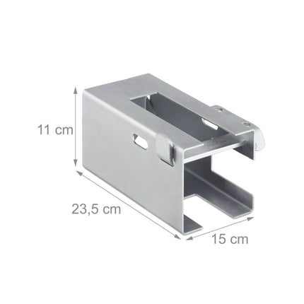 Silver Metal Trailer Lock