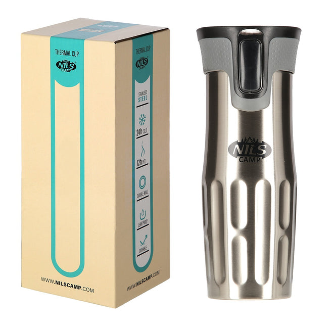 Silver Thermal Cup, Insulated, 500ml