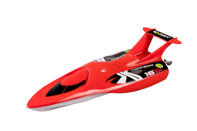 Silverlit Exost Radio Control Boat Torpedo, Red, Scale 1:18