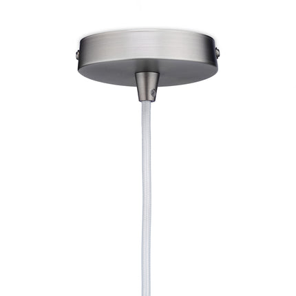 Silver pendant lamp