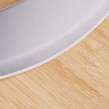 Single-edged cradle knife with board