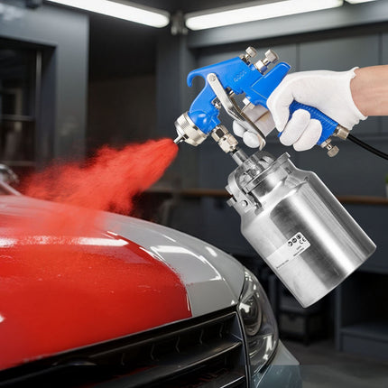 Siphon Feed Spray Gun, 1000ml Cup, 1.8mm Nozzle