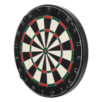 Sisal Dartboard Set 451mm, 6 Steel Tip Darts, Scoring Kit