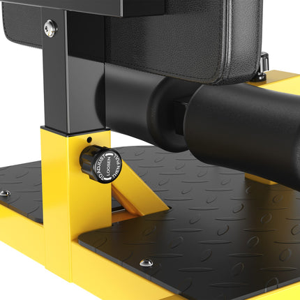 3-in-1 adjustable Sissy Squat Trainer, steel, 120 kg capacity