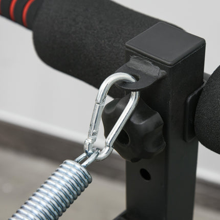 Sit Up Bench with training ropes, adjustable and foldable