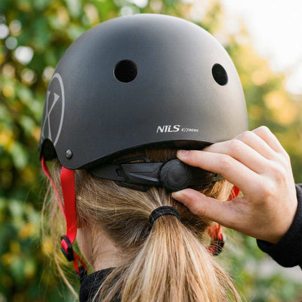 Skate Helmet, Adjustable Dial, 11 Vents, L 58-61 cm, Black