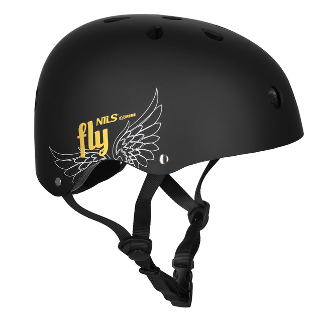 Skate Helmet, Adjustable Dial Fit, Gold, L 58-61 cm