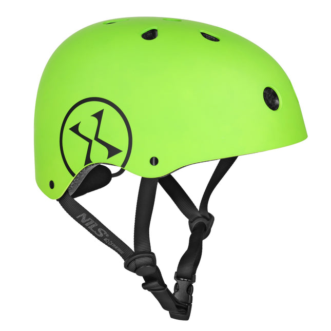 Skate Helmet, Adjustable Dial Fit, Green L 58–61 cm