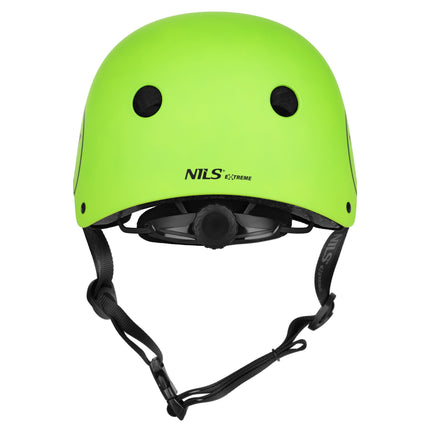Skate Helmet, Adjustable Dial Fit, Green L 58–61 cm