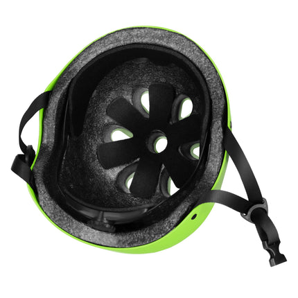 Skate Helmet, Adjustable Dial, Green M 55–58 cm
