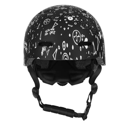 Skate Helmet, Black, Large (58-61cm), In-Mold, 320g