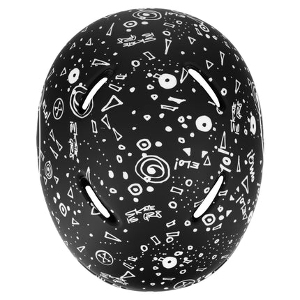Skate Helmet, Black, M (55-58 cm), Lightweight, Ventilated