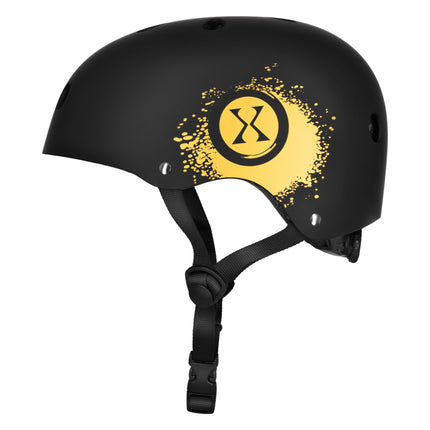 Skate Helmet, Gold, S 52-56 cm, Dial Fit, 11 Vents
