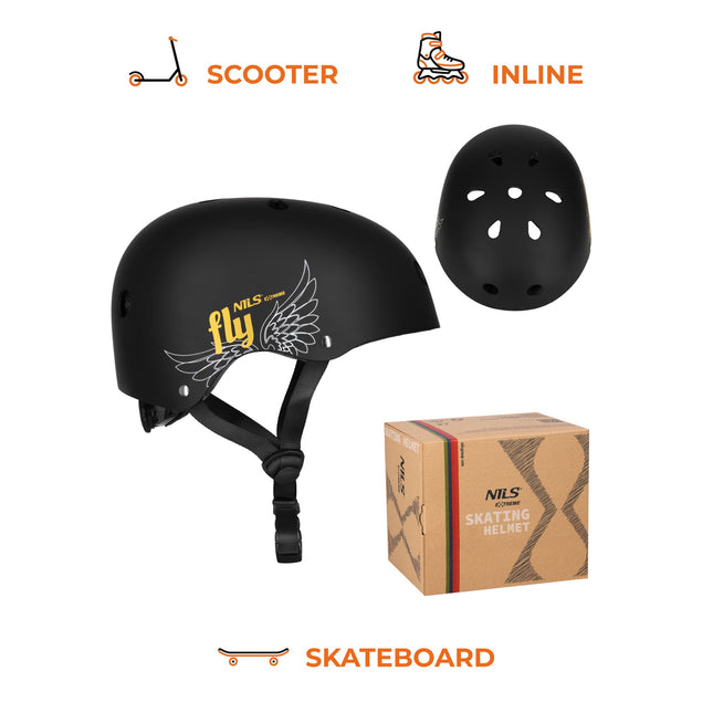 Skate Helmet, Gold, XS 48–52 cm, Dial Fit