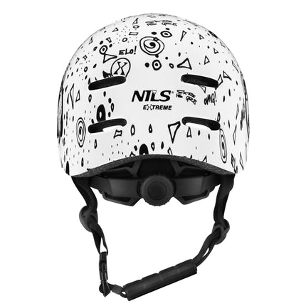 Skate Helmet, White, S (52-56cm), Lightweight, 10 Vents