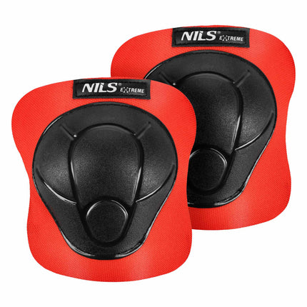 Skate Protective Gear Set, Wrist Elbow Knee, Red L