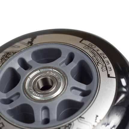 Skateboard Wheels 90x24 82A & ABEC-9 Bearings Set