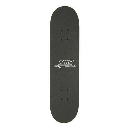 Skateboard with Colorful Worms Design, Single Deck