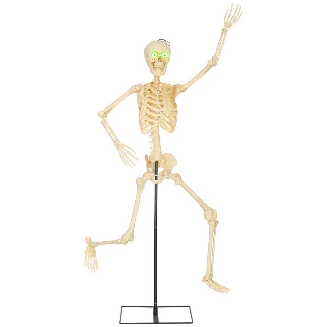 Skeleton Figure, Halloween Decoration, 152 cm, Sound-Activated