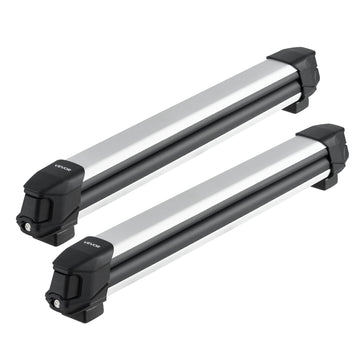 Ski and Snowboard Roof Rack, 2-Pack Locking, 6 Skis